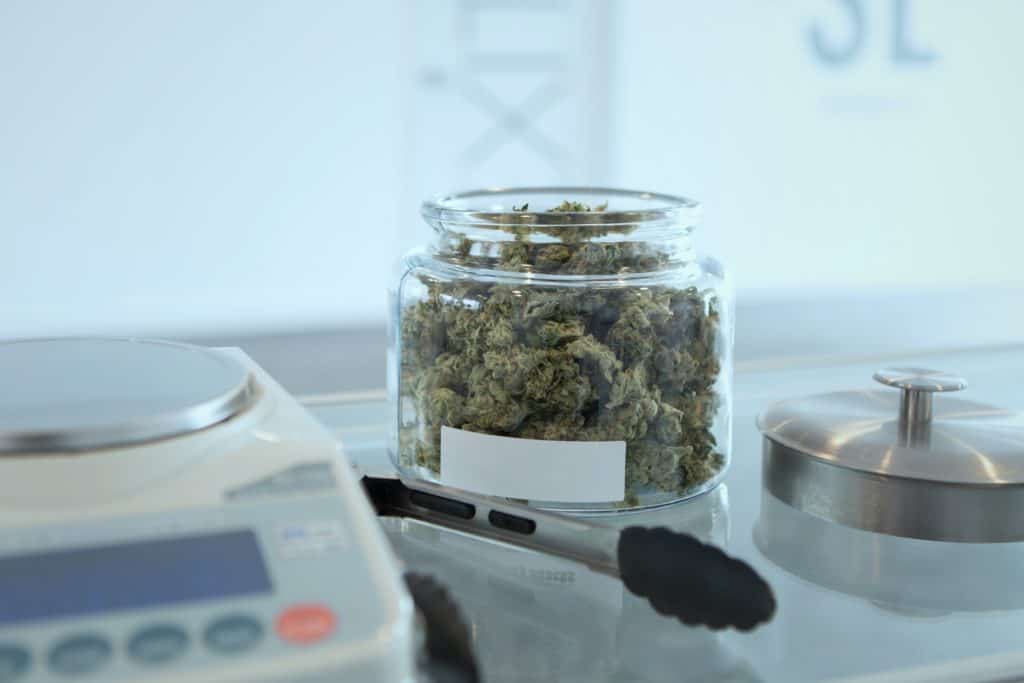 cannabis at a dispensary