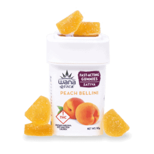 Cannabis gummies peach flavored