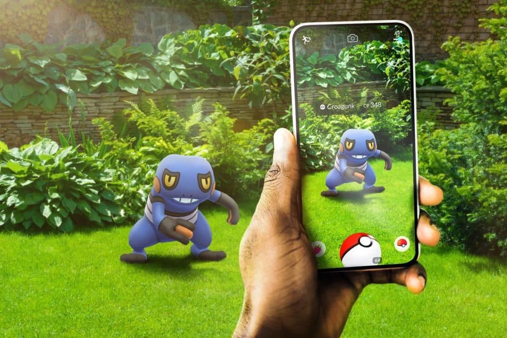 Commercial image of Pokemon Go