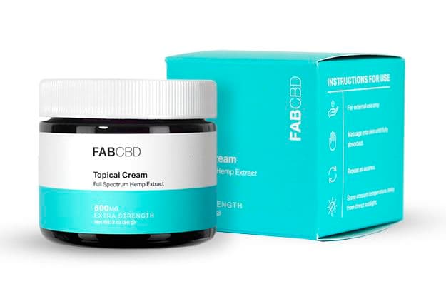 FAB CBD's topical cream