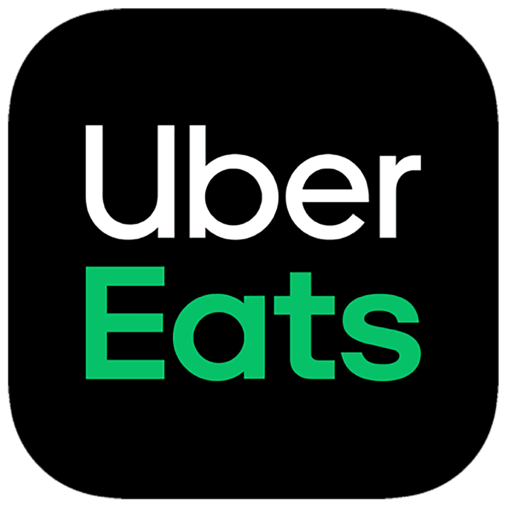 The Uber Eats logo, by Uber Eats, via Uber Eats