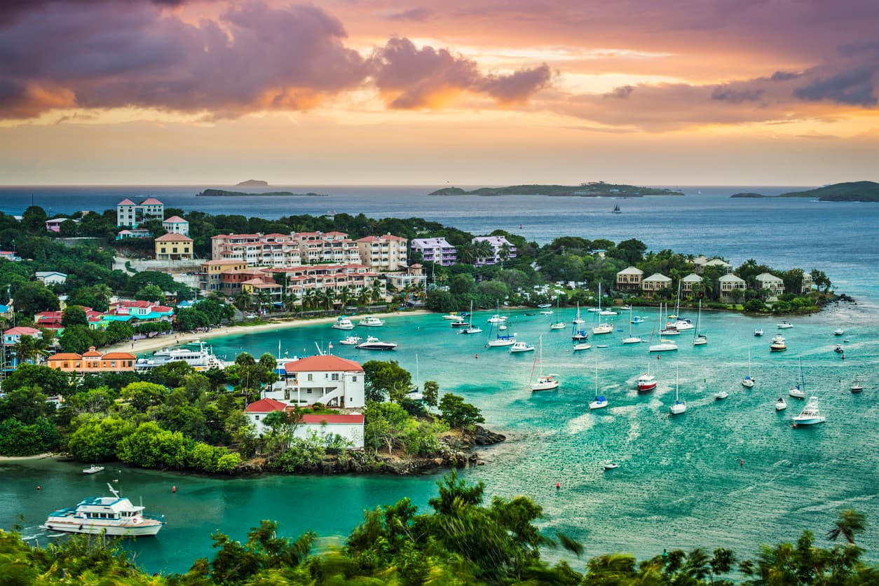 Cruz Bay, St John, United States Virgin Islands.