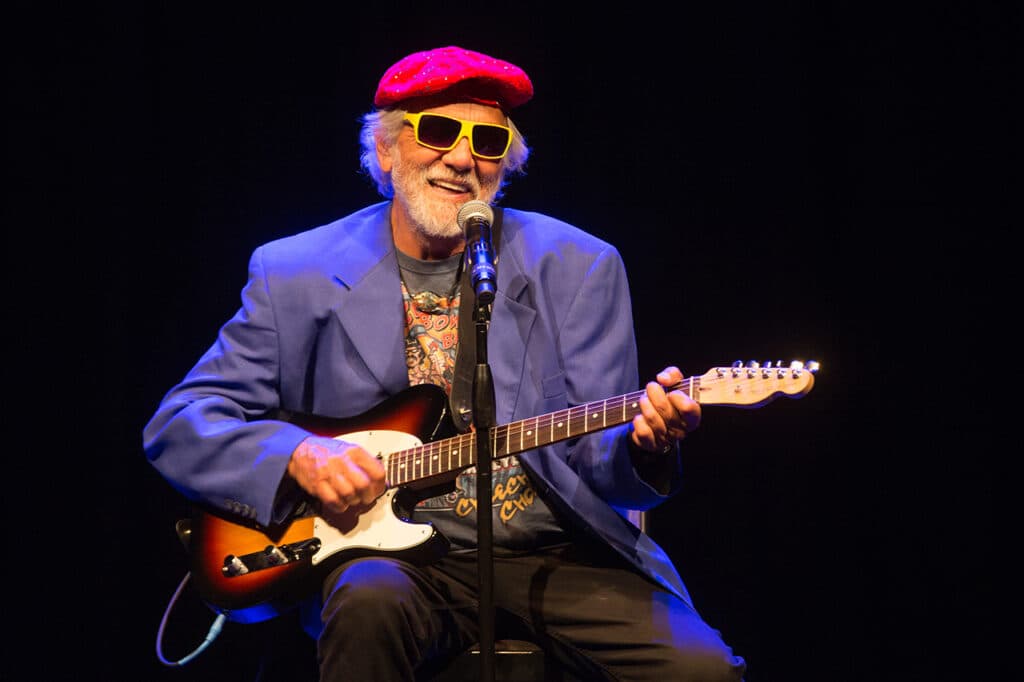 Napa, CA/USA - 5/26/16: Tommy Chong performs during a Cheech and Chong show at the Uptown Theater in Napa, CA as a part of the 4th annual BottleRock festival.