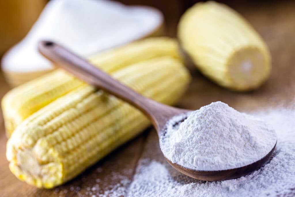 Corn starch is the corn flour used in cooking to prepare creams, as a thickener