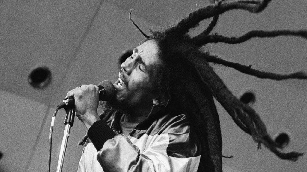 Vintage Bob Marley singing