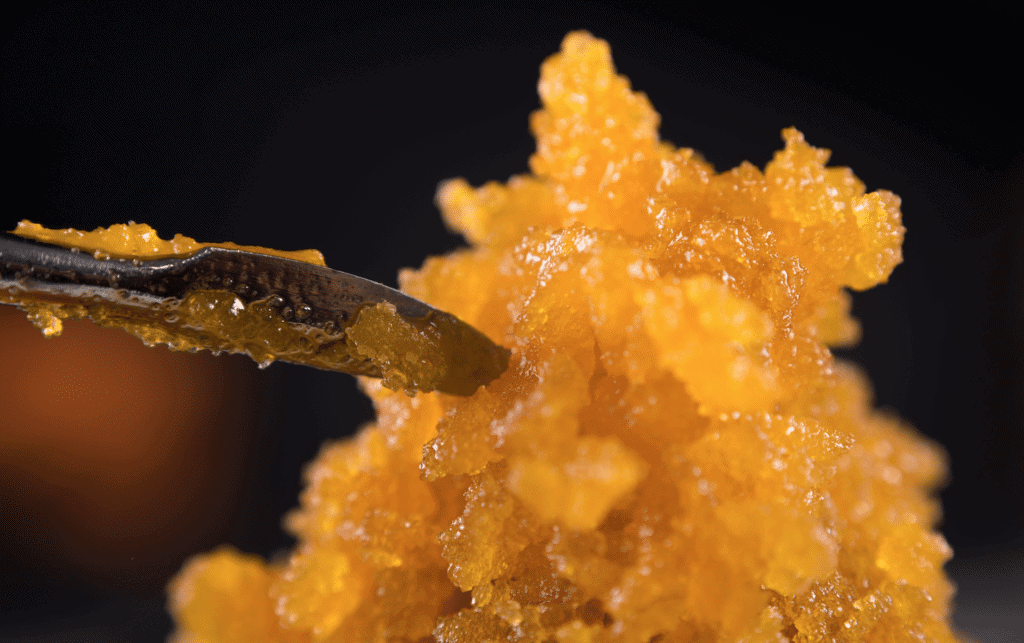 Pile of live resin cannabis concentrate