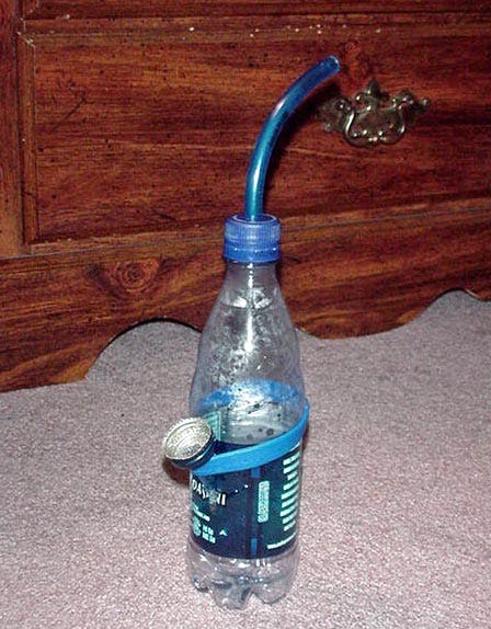 water bottle bong