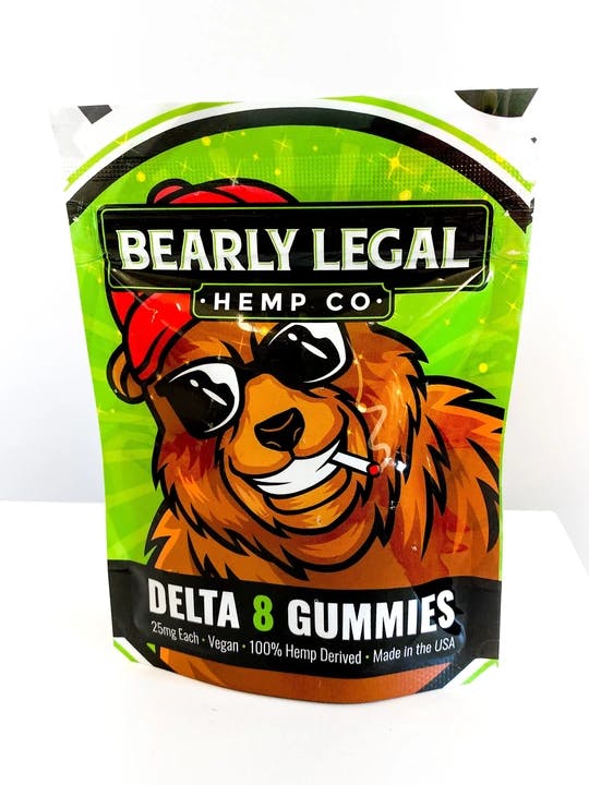 Bearly Legal Delta 8 Mixed Fruit Gummies