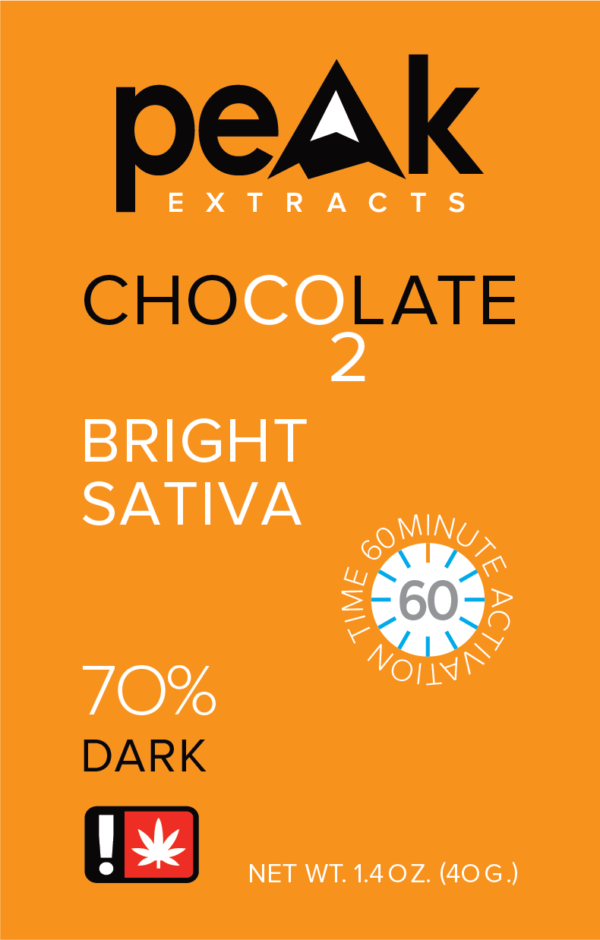 Peak Extracts Bright Sativa Chocolate