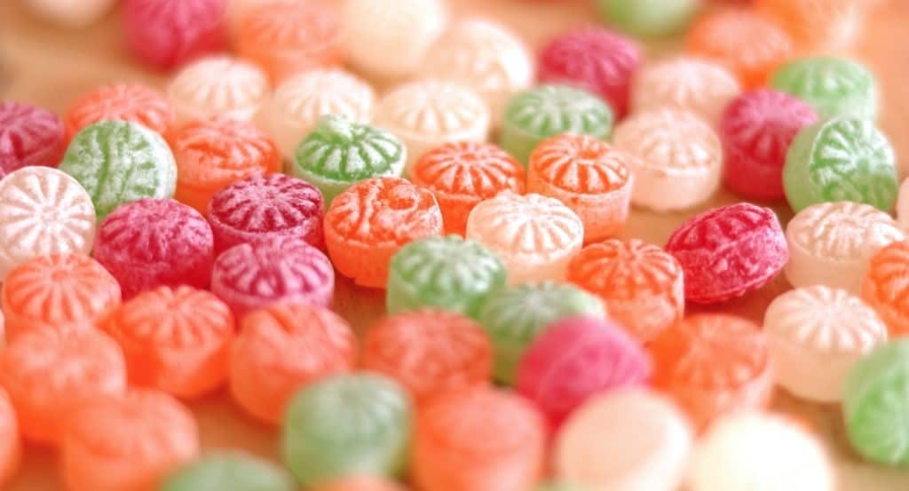 Hard-candies infused with weed