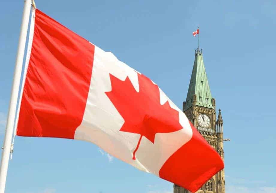Canadian flag in Ottawa, by Jason Hafso via Unsplash