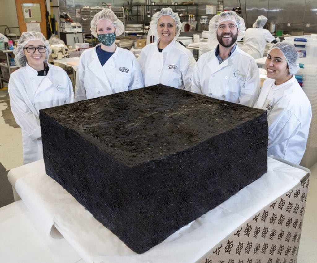 The world's largest cannabis infused brownie, by MariMed and Jon Simon