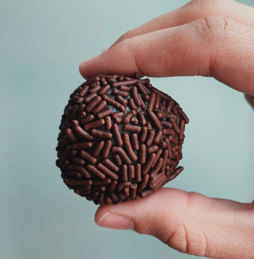 Chocolate ganache truffle, by João Pedro Freitas via Unsplash