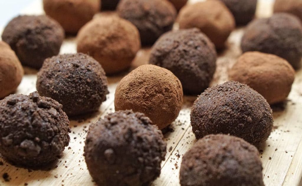 Chocolate ganache truffles, by Amirali Mirhashemian 