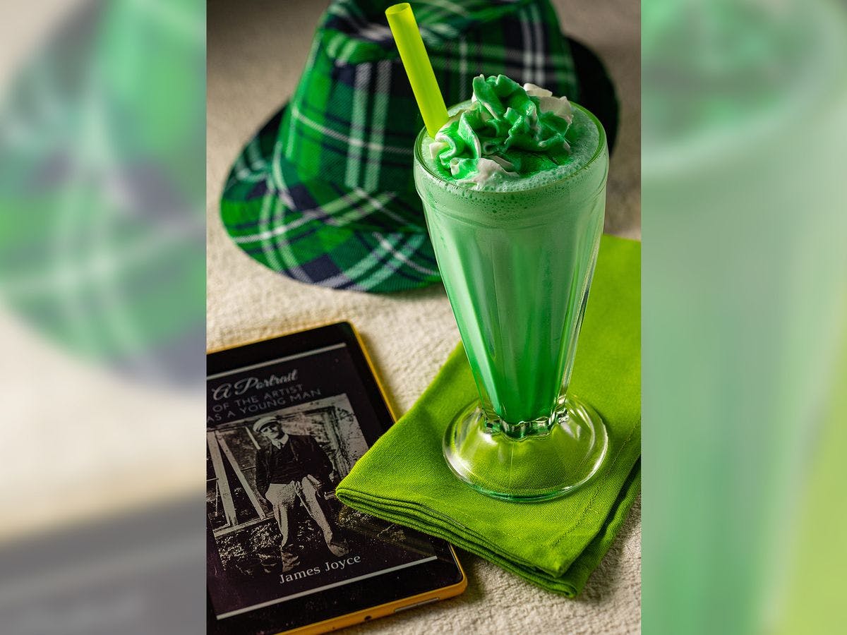 A Shamrock Shake, infused with cannabis. Photo by Laurie Wolf, via High There