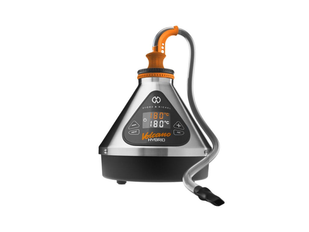 The Volcano Hybrid desktop vaporizer with whip attachment, by Storz & Bickel GmbH