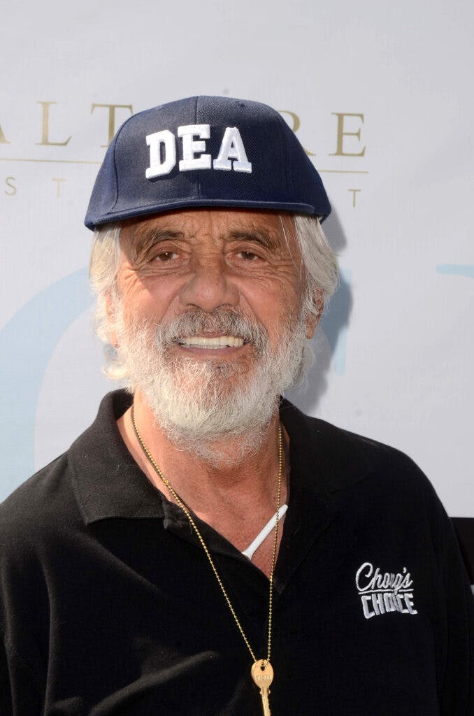 LOS ANGELES - MAY 7:  Tommy Chong at the 11th Annual George Lopez Foundation Celebrity Golf Tournament at the Lakeside Golf Club on May 7, 2018 in Burbank, CA
