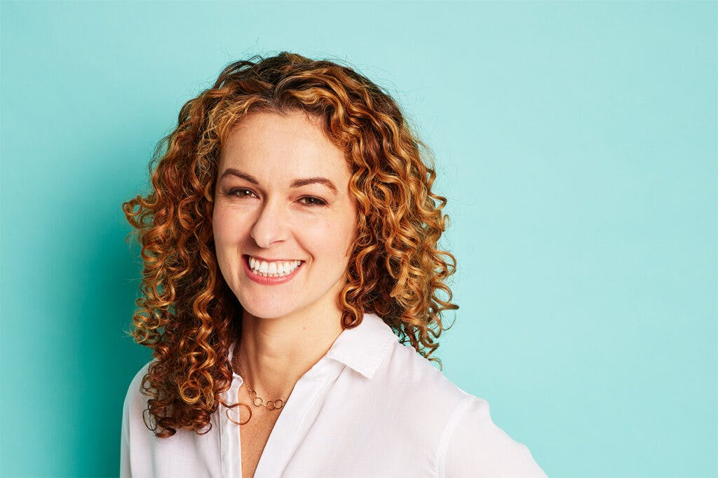 Headshot of Kiva Confections' co-founder Kristi Palmer
